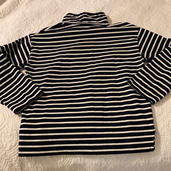 Jcrew funnel neck pullover in stripe mariner cloth - Picture 4 of 4